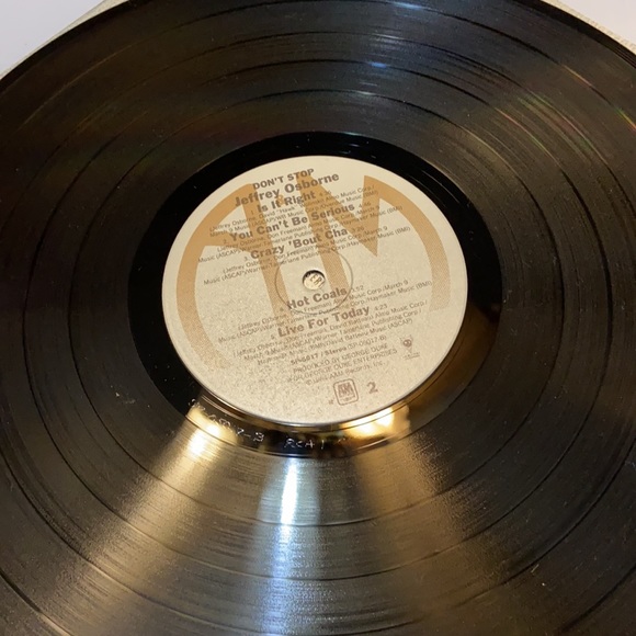 Vintage 1984 Jeffrey Osborne R&B Vinyl - Picture 7 of 8